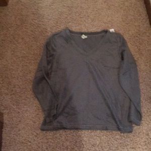Vneck hue super soft long sleeve